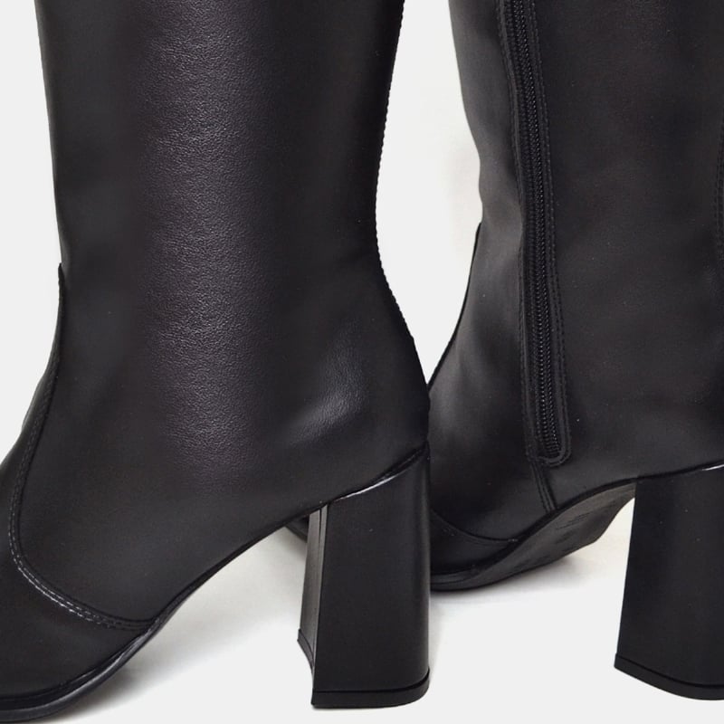 Bota Cano longo Salto Preto "SERENA" 1716DB