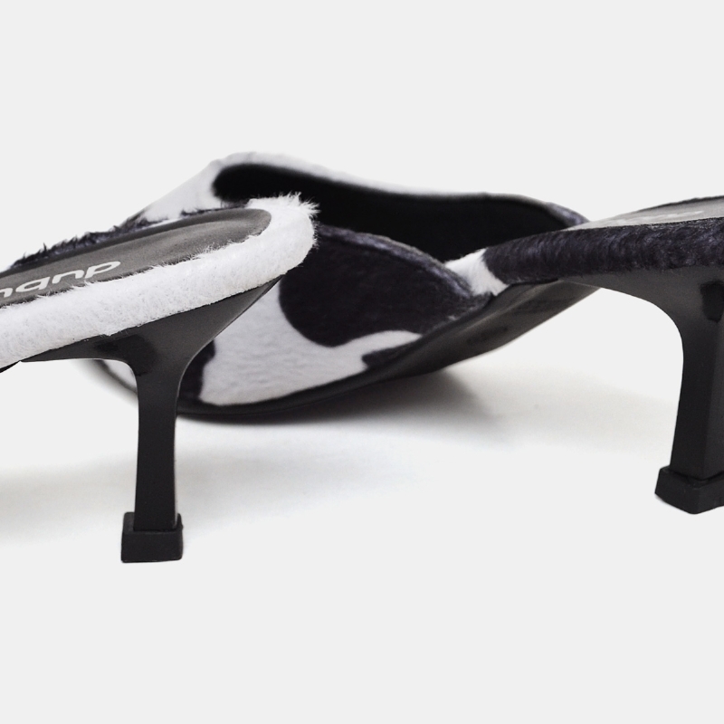 Sapato Scarpin Mule Bico Fino Animal "HAILY" 1314DB