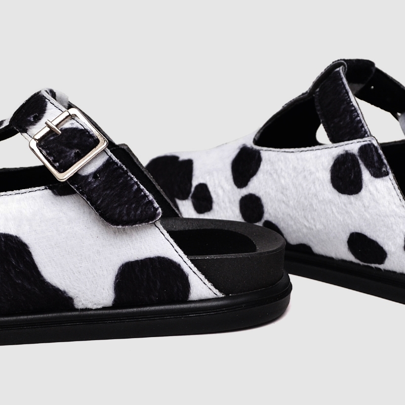 Mule Clog Babuche Animal Print Feminino "BOB" 1902DB