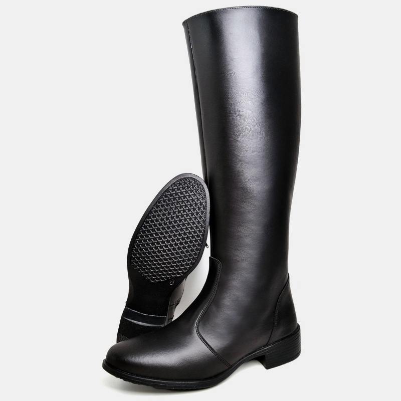 Bota Cano Longo Montaria Preto "KYARA" 1708DB
