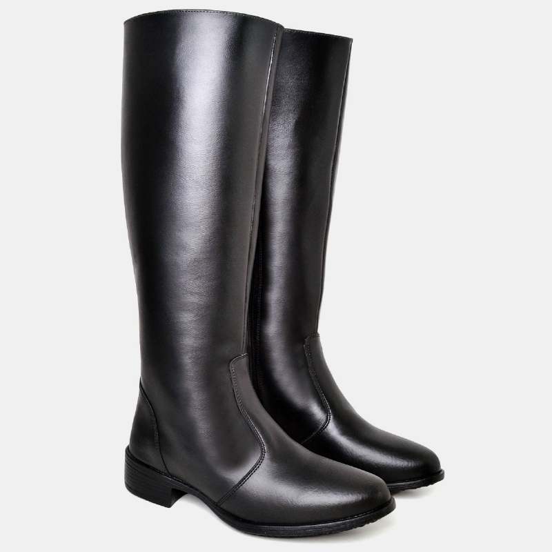 Bota Cano Longo Montaria Preto "KYARA" 1708DB