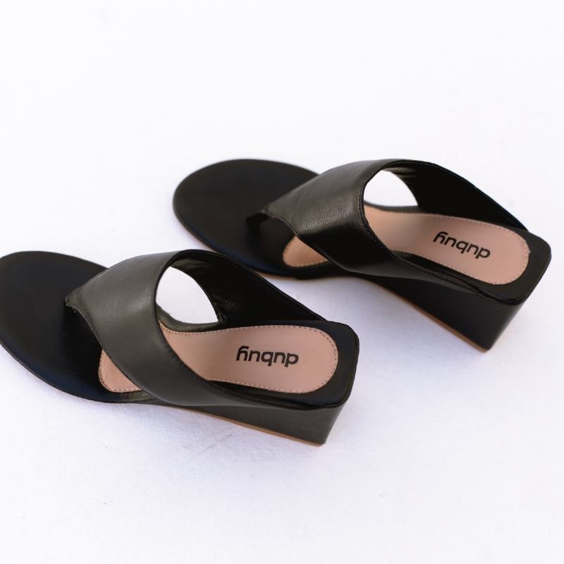 Sandália Tamanco Feminino Preto "TAY" 2116DB