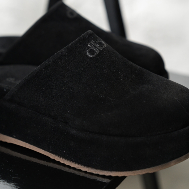 Mule Clog Babuche Preto "SHAY" 1904DB