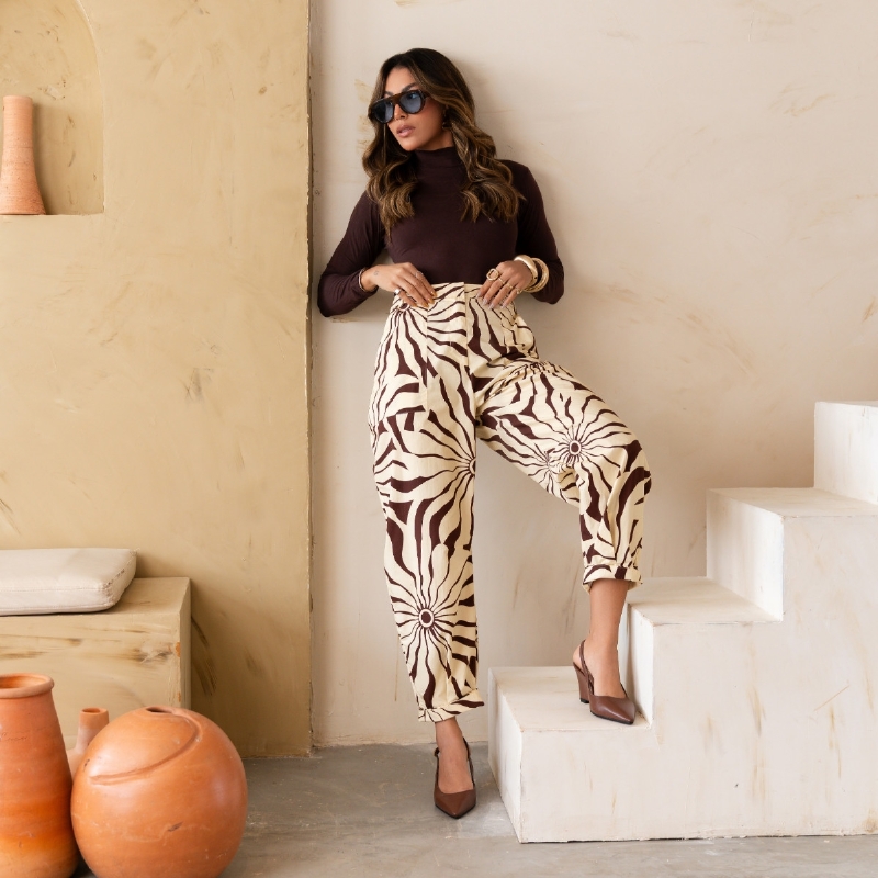 Sapato Scarpin Bico Fino Marrom "LEDA" 1320DB