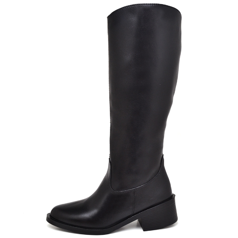Bota Montaria Couro Legitimo Preto  1730DB